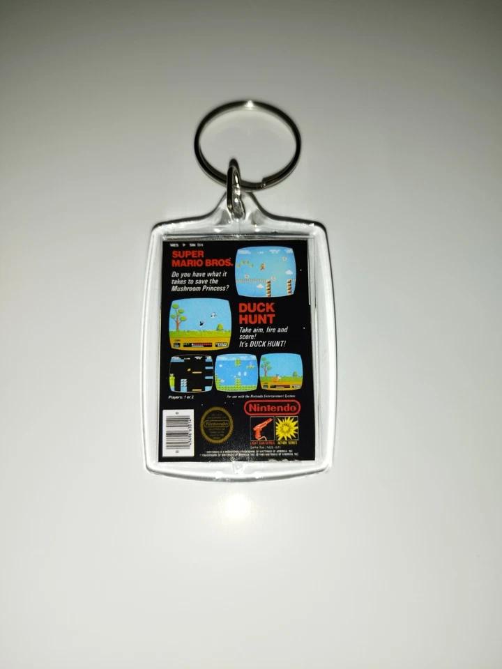 Super Mario Bros./Duck Hunt nes Keychain  - Image 2 of 2