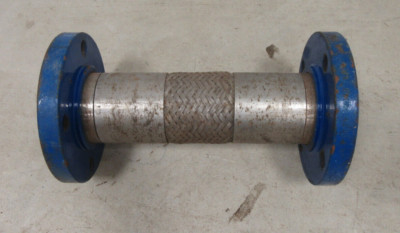 4 x 13'' CS Flanged End Pump Connector Stainless Flex Hose T304 Braid 150 LB