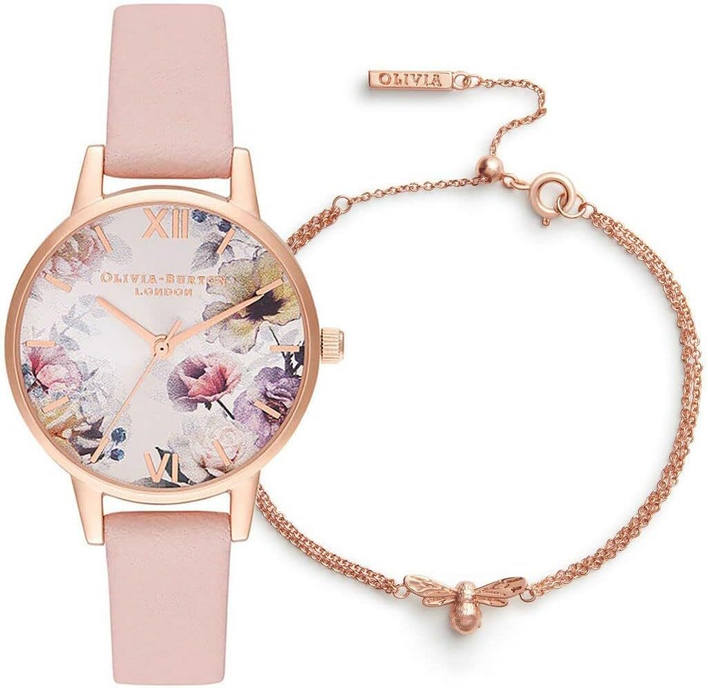Olivia Burton Watch OBGSET133 Sunlight Florals Dusty Pink  display picture 1
