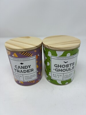 Batch No.3 GHOSTS + GHOULS / CANDY TRADER Single Wick Candles .10 Oz Each