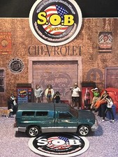 Hot Wheels 1994 Dodge Ram 2 Door Pickup Camper Truck 164 Green Diecast Nm Cond