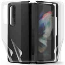 Shatterproof Inner Outer Back Soft Hydrogel Hard Case for Samsung Z Fold 4 F936U