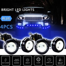 4X Blue LED Boat Light Deck Waterproof Bow Trailer Pontoon Lights