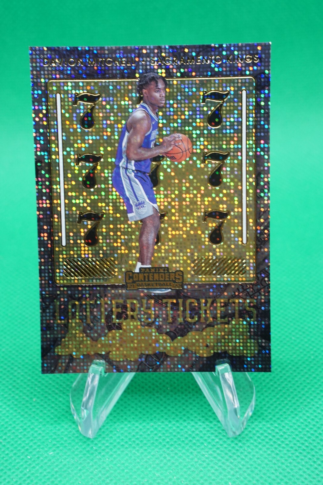 (2 Cards) 2021-22 Contenders Lottery Ticket #9 Davion Mitchell BG6