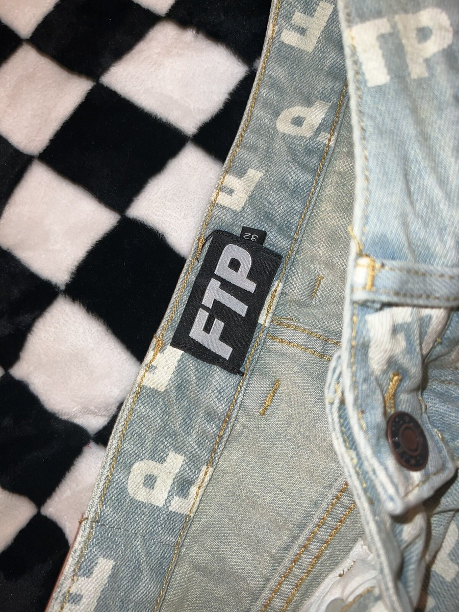 パンツ FTP ALL OVER PRINT PANTS ftp all over print denim jeans | eBay