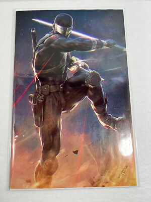 FLAWED G. I. JOE REAL AMERICAN HERO 309 TIAGO DA SILVA Snake Eyes Virgin B