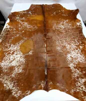 High End Colombian XLarge Exotic Natural Cowhide Rug/Skin Hair on Cowhide  CL-13