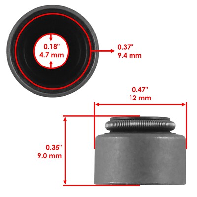 Caltric Intake & Exhaust Valve Set For Yamaha XT250 (2008-2022) & Raptor 250 - Direct Replacement Parts 5 thumbnail image