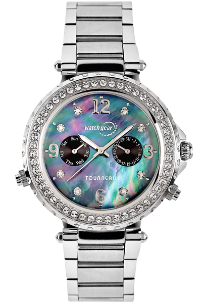 Watch Gear TOURNEAU Crystal Accented Blue Mother of Pearl  display picture 1
