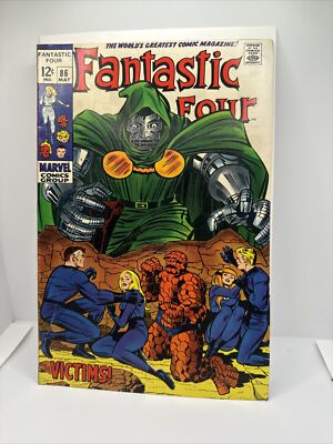Fantastic Four #86 -  The Victims  Iconic Doctor Doom, Latveria Story VG/NM