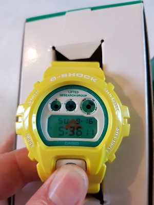 G-SHOCK LRG タイアップモデル DW-6900LR レモンイエロー CASIO G-SHOCK DW-6900LR-9AJR LRG Lemon Yellow Limited and Rare