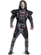 Overwatch Reaper Deluxe Adult Costume Size Extra Large XL 42-46 Comic Con New