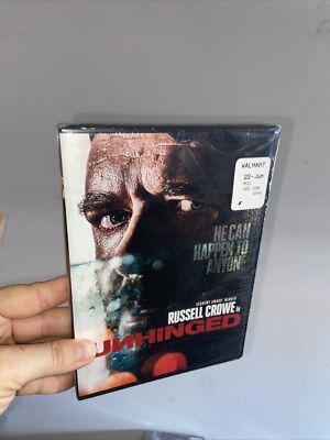 Unhinged (DVD, NEW, 2020) Russell Crowe, Jimmi Simpson