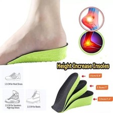 Arch Support Height Increase Insoles Invisible Heel Lift Inserts for Men  Women