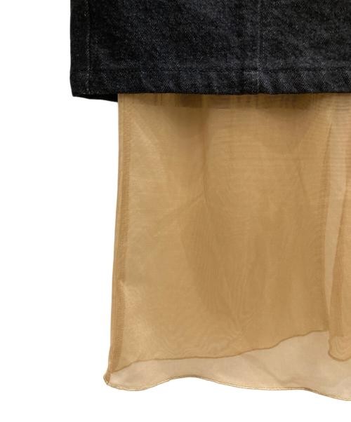 Ameri                    DENIM SHEER LAYERED DRES… - image 5