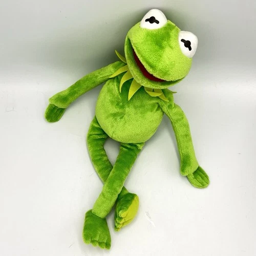 Ty Beanie Disney Muppets Kermit The Frog Stuffed Plush Toy