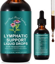 Lymphatic Drainage Drops Liposomal Immune Cleanse Support / Drenaje Linfatico