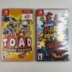 Super Mario 3d World & Captain Toad Treasure Bundle Nintendo Switch game Box