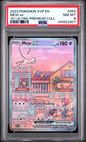 2023 POKEMON SVP PROMO 151 ULTRA-PREMIUM COLLECTION #053 MEW EX PSA 8