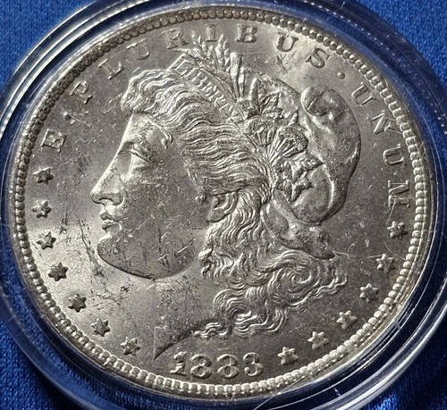 1883 CC Morgan Silver Dollar $1 Choice/Gem BU.