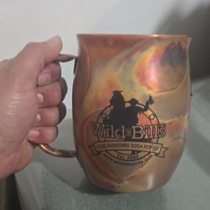 Wild Bill's Copper Mug Advertising Collectible Soda Theme Original