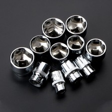 Image of Chrome Plated Hex Key Socket Wrench Metric Double End Hexagon Tool 1pc