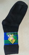 Vintage 80s Baggies 10-13 Size Slouchy Socks Black New