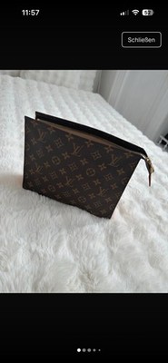 Louis Vuitton Poche Toilette Clutch Pochette Pouch Monogram M83547