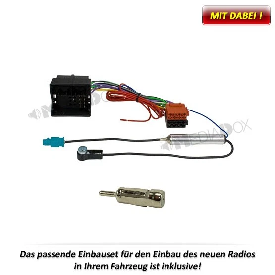 PIONEER 2-DIN AVH-A240DAB Auto Radioset für VW Polo 4 9N/9N3 & Passat B5 B/BG - Bild 3 von 4