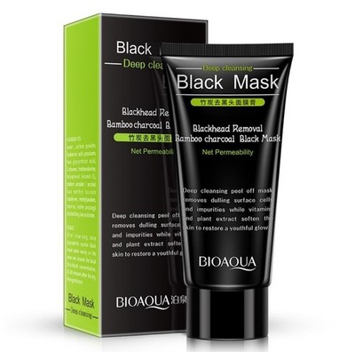 BIOAQUA Blackhead Remover Black Spots Facial Mask Nose Acne Bamboo Charcoal 60g