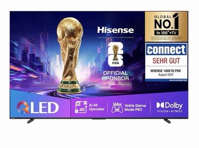 Hisense 100E7Q PRO Fehrnseher,100 Zoll,4K UHD QLED, Smart TV,144Hz