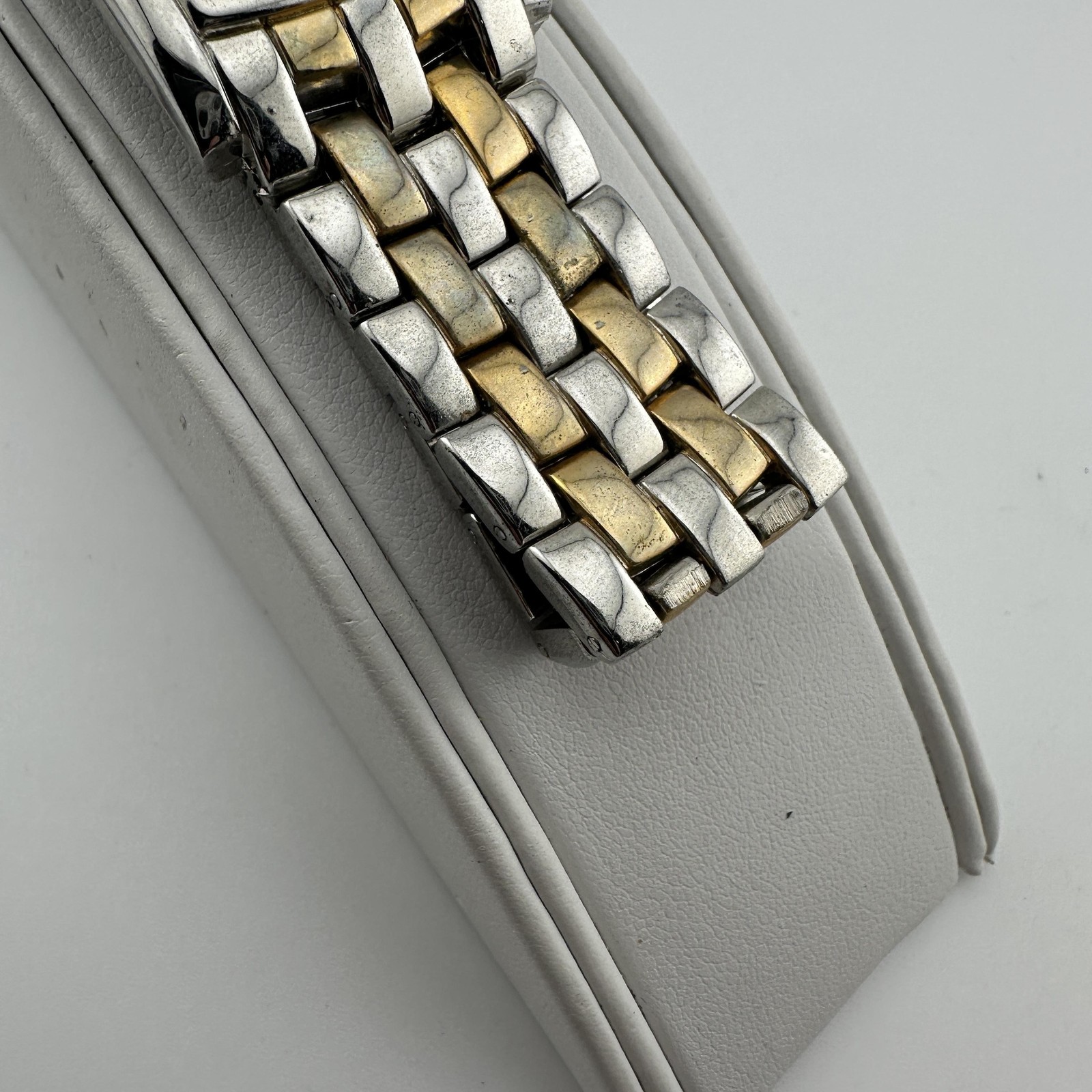 Celebrity Quartz Watch Rectangular Tank Two-Tone … - image 11