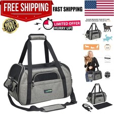 Soft-Sided Kennel Pet Carrier for Small Dogs, Cats, Puppy, Airline Approved C...