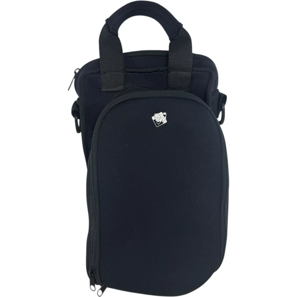 Bolso de neopreno con asa de viaje negro LEER Foto 2 de 4