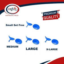 Corneal Eye Shield with Electro Coated | M & L & XL | Laser Eye Protector 6 Pcs