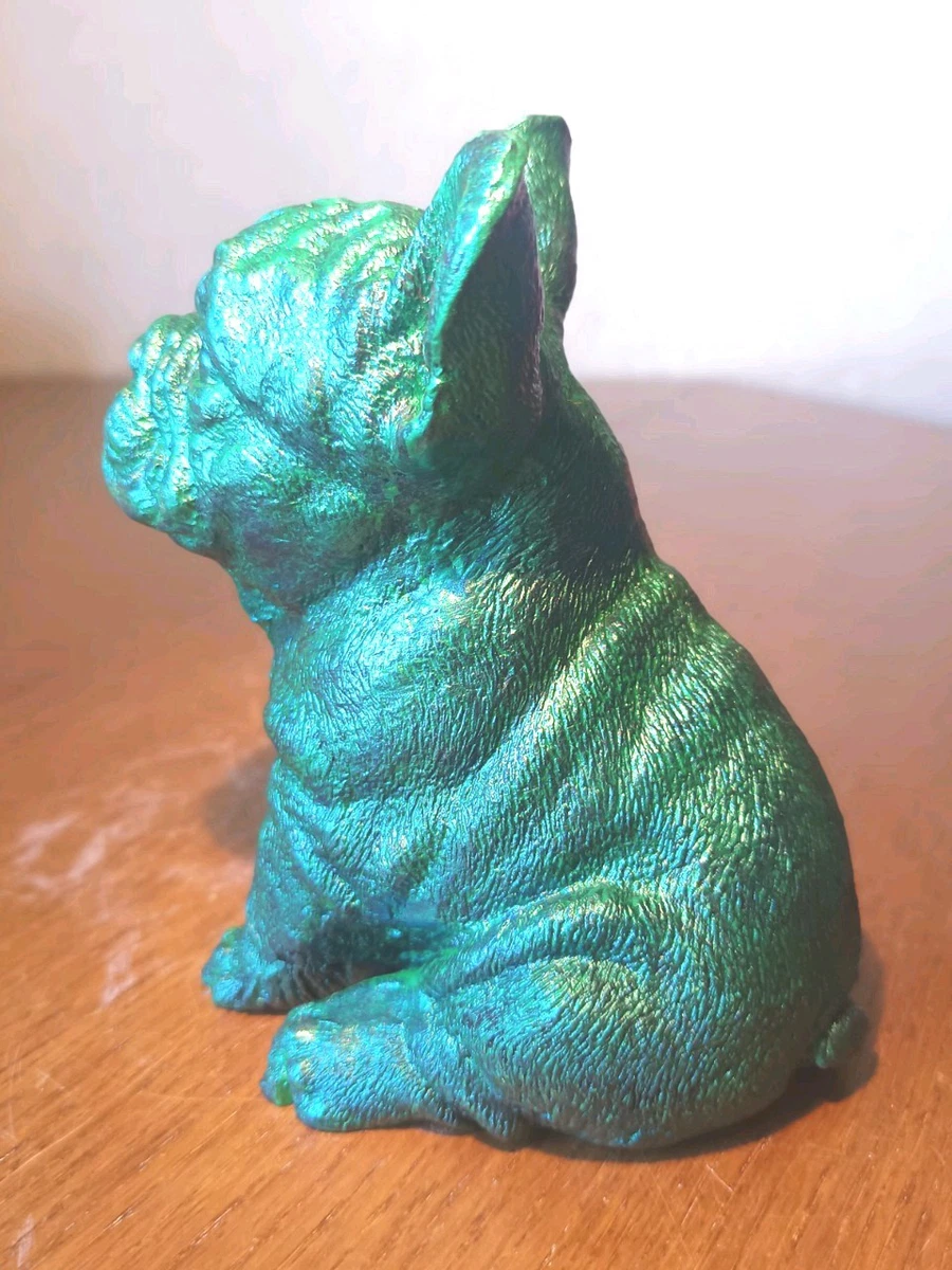 Französische Bulldogge Figur.French Bulldog, Spezialfarbe,Handarbeit.
