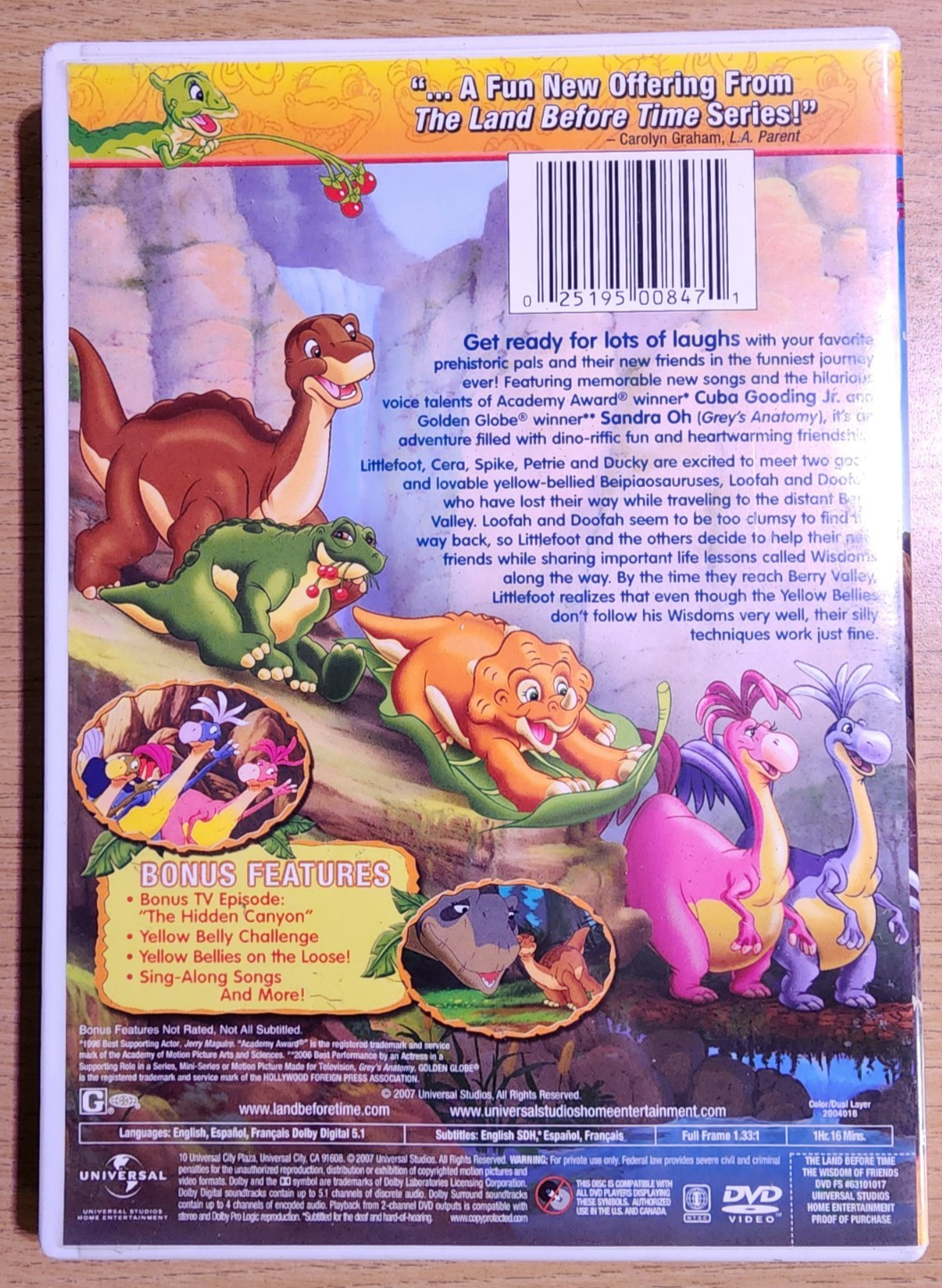 The Land Before Time: The Wisdom of Friends (DVD, 2007, Full Screen ...