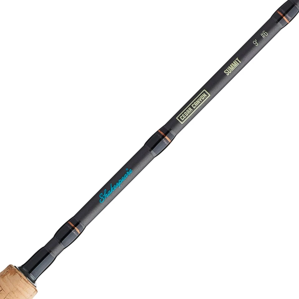 Cedar Canyon Summit Fly Fishing Rod, Black, 9' - 6wt - 4pc - Image 2 of 4