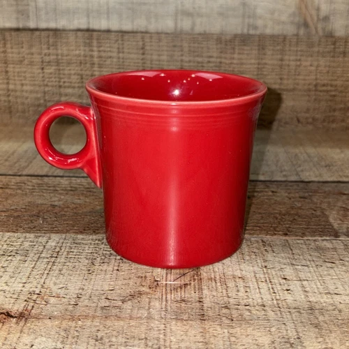 Fiesta Ring Coffee Mug Scarlet Red Fiestaware Tom Jerry RETIRED