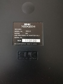 Console Neo Geo Aes - Jap 🌟🎅🏻🎄🎁