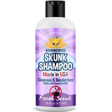 Skunk Odor Remover Shampoo for Dogs Cats Deodorizing Essential Oils 16 oz