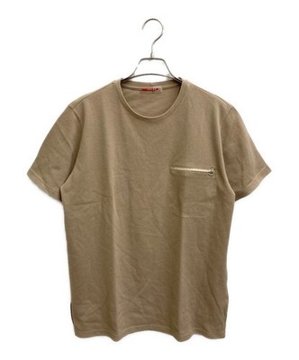 PRADA SPORTS Pocket T-shirt/ Brown/ Size: M