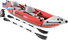 68309EP Excursion Pro K2 Inflatable Kayak Set Includes Paddles High-Output Pump
