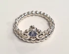 Pandora Disney Cinderella Blue Tiara Size 48