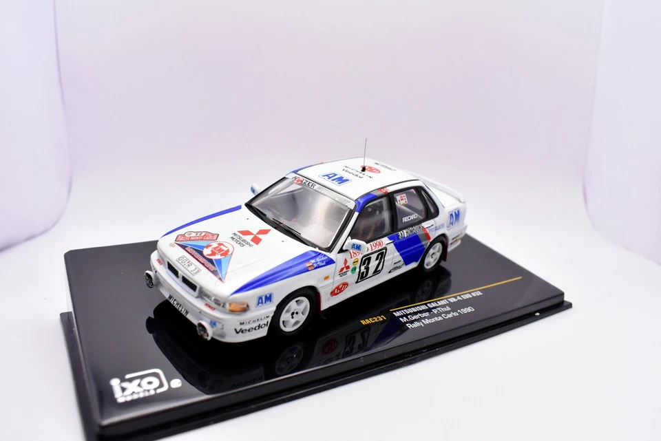 modellino auto rally scala 1:43 Mitsubishi galant VR 4 evo modellismo statico - Immagine 3 di 4