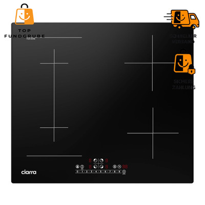 Induktionskochfeld 60 cm 4 Zonen mit Bridge Zone und PowerBoost