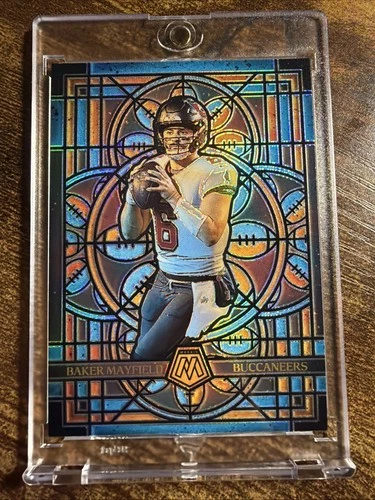 2025 Panini Mosaic Baker Mayfield Stained Glass CASE HIT SSP 🔥 TB Buccaneers 🏈