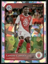 Lamine Camara 2025 Topps Merlin #165 Atomic Refractor