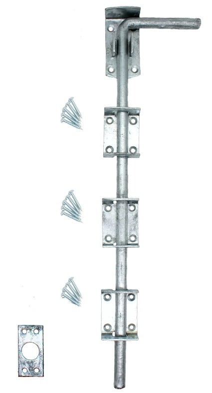 Eliza Tinsley Drop Bolt Garage Shed Gate Barn Doors 450mm 18"" Galvanised Heavy
