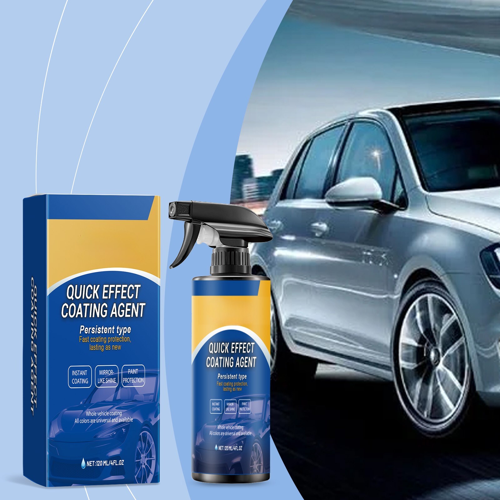 Advanced Car Quick-Acting Coating Agent Spray Car Coating Spray Multi-functional